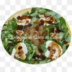 Ensalada De Queso De Cabra Y Cebolla Caramelizada, HD Png Download - ensalada png