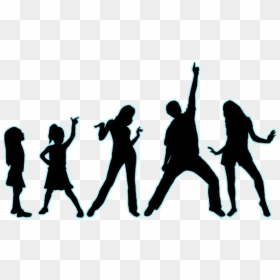 Children Singing At Getdrawings Com Free For - Children Singing Silhouette Png, Transparent Png - silueta persona png