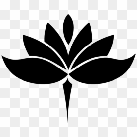 Lotus With Om Symbol, HD Png Download - flor de loto png