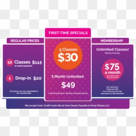 Zumba San Diego Pricing - Circle, HD Png Download - pricing png