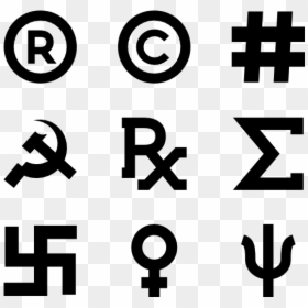 Icon Vector Png, Transparent Png - black shapes png