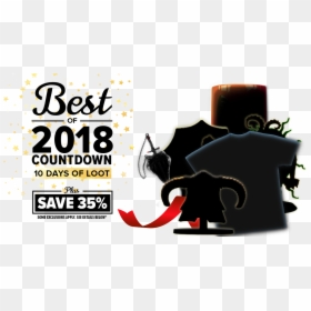 Best Of 2018 10 Days Countdown - Graphic Design, HD Png Download - lootcrate png