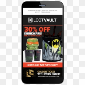 Features Image - Mobile Phone, HD Png Download - lootcrate png
