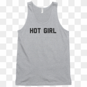 Hot Girl Tank Top - Active Tank, HD Png Download - hot girl png text