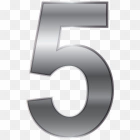 Graphic Freeuse Stock Silver Number Five Png Transparent - Circle, Png Download - five png