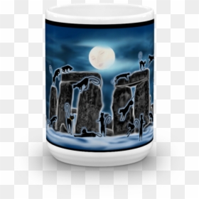 Bast Moon Over Stonehenge Mug - Mat, HD Png Download - stonehenge png