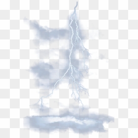 Download Blue Light Effect Lightning Png Download Free - Transparent Background Lightning Effect Thunder Png, Png Download - lighting strike png