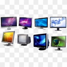 Led-backlit Lcd Display, HD Png Download - crt monitor png