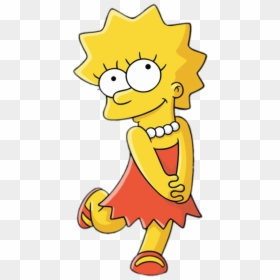Cute Lisa Simpson - Lisa Simpson Transparent Background, HD Png Download - los simpson png