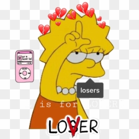 Stickers De Los Simpson Png , Transparent Cartoons - Lisa Simpson Meme Drawing, Png Download - los simpson png