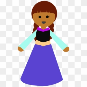 Çocuk Kolay Elbise Çizimi, HD Png Download - black girls png