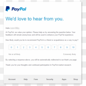 Paypal, HD Png Download - review us on google png