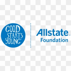 Good Starts Young Allstate Foundation Png Logo - Allstate Foundation Good Starts Young Logo, Transparent Png - allstate png