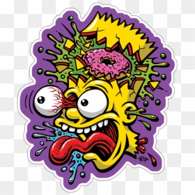 Clipart Resolution 1052*1200 - High Bart Simpson Drawing, HD Png Download - los simpson png