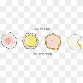 Text,yellow,circle - You Dim Sum You Lose Sum, HD Png Download - you lose png