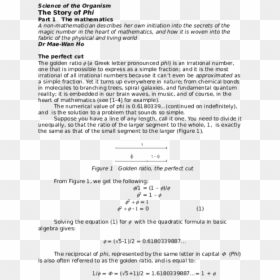 Document, HD Png Download - the golden ratio png