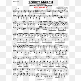 Red Alert 3 Soviet March Ноты, HD Png Download - red alert png