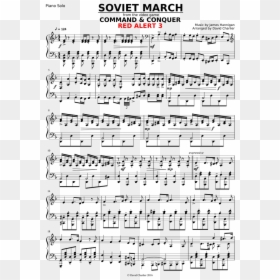 Red Alert 3 Soviet March Ноты, HD Png Download - red alert png