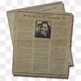 Martin Luther King, Jr - Newspaper, HD Png Download - martin luther png