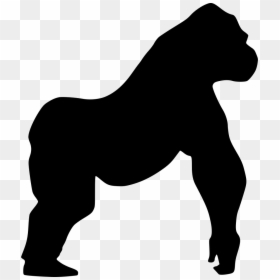 Angry Gorilla Png -png Icon Free Download Onlinewebfonts - Gorilla Silhouette Png, Transparent Png - profile image png