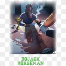 Model Image Graphic Image - Bojack Horseman Wallpaper Iphone, HD Png Download - depressed png