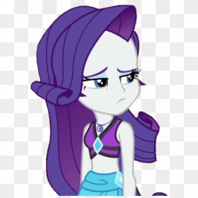 Rarity Depressed Vector By Huntercwalls - Little Pony Equestria Girls Beach, HD Png Download - depressed png