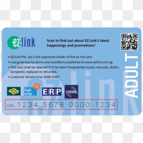 Rapid Singapore Bus Transit Airport Public Changi Clipart - Ez Link Card, HD Png Download - ez png