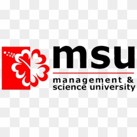 Management And Science University Malaysia, HD Png Download - msu png