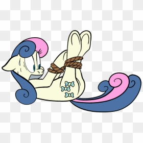 Earth Pony, Female, Floppy Ears, Gag, Hogtied, Hooves, - Mlp Rarity Cloth Gagged, HD Png Download - gag png