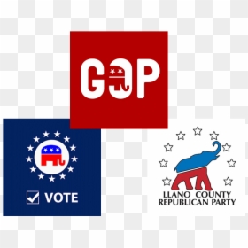 Llano County Republican Party - Graphic Design, HD Png Download - gop png