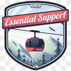 Cinch Essential Support Badge - Rear-view Mirror, HD Png Download - cinch png