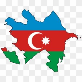 World Flags Clipart - Azerbaijan Flag Map, HD Png Download - flags of the world png
