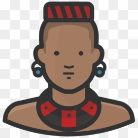 Traditional African Man Icon - African Man Clip Art, HD Png Download - africa icon png