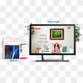 Before & After - Web Design Before After, HD Png Download - before and after png