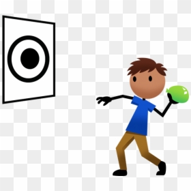 Transparent Injection Clipart - Throwing Ball At Target Clipart, HD Png Download - skill png