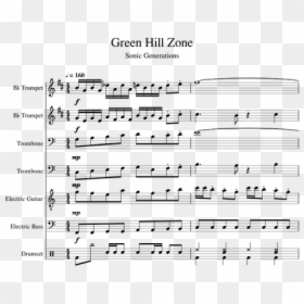 Sheet Music, HD Png Download - green hill zone png