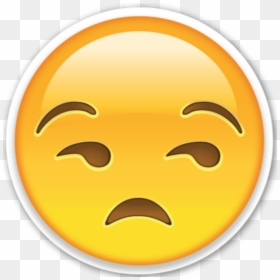 Annoyed Emoji , Png Download - Transparent Background Smirk Emoji, Png Download - annoyed png