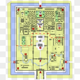 Forbidden City Map Wp 1 - Map Forbidden City Inner Court, HD Png Download - forbidden png