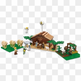 Transparent Lego Brick Png - Brick Em Young Nativity Set, Png Download - lego bricks png