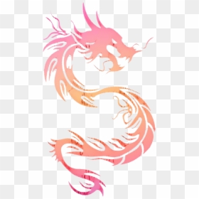 #dragon #bloodydragon #png #tattoo #design #colorful - Dragon Tattoo Simple Chinese, Transparent Png - faded png