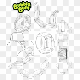 Sketch, HD Png Download - action bubble png