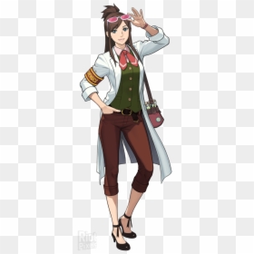 Phoenix Wright Ema Skye, HD Png Download - ace attorney png