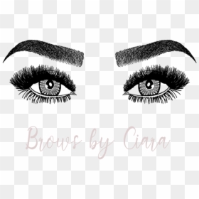 Brows And Lashes Png, Transparent Png - ciara png
