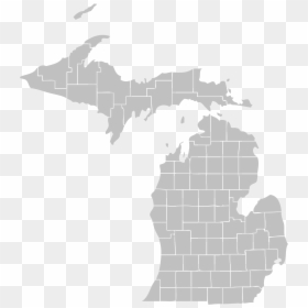 Clip Art File Blank Map Of - Michigan Map Background, HD Png Download - pure michigan png