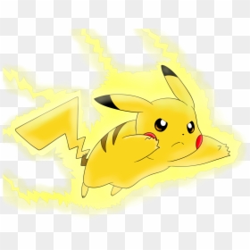 Thunderbolt Drawing Pikachu , Transparent Cartoons - Pikachu Thunderbolt No Background, HD Png Download - pikachu head png