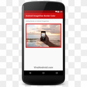 How To Add Border To Android Imageview - Imageview Android, HD Png Download - solid border png