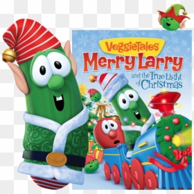 Transparent Veggie Tales Clipart - Veggietales Merry Larry And The True Light, HD Png Download - larry the cucumber png