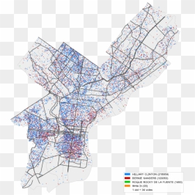 Map, HD Png Download - bernie 2016 png
