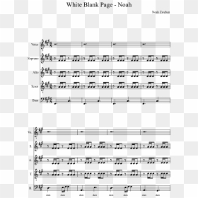 Parting Glass Choir Sheet Music, HD Png Download - blank page png