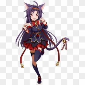 Sword Art Online Stunning Free Transparent Png - Sword Art Online Neko, Png Download - sword in the stone png